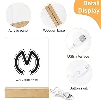 Amazon.co.jp : ミセスグリーンアップル アクリルボードナイト